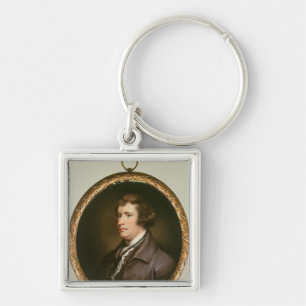 Miniature of Edmund Burke, 1795 Keychain