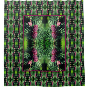 Miniature Pine Cones Close Up Abstract Pattern