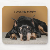 Miniature Pinscher aka Min Pin Love Pet Name Throw