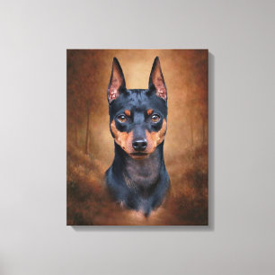 Miniature Pinscher Canvas Print