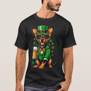 Miniature Pinscher Costume Saint Paddys Day For Lo T-Shirt