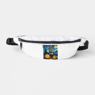 Miniature Pinscher Cute Dog Halloween Jack O Lante Fanny Pack