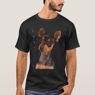 Miniature Pinscher Dog Mom Dad T Love Puppy Pet T-Shirt