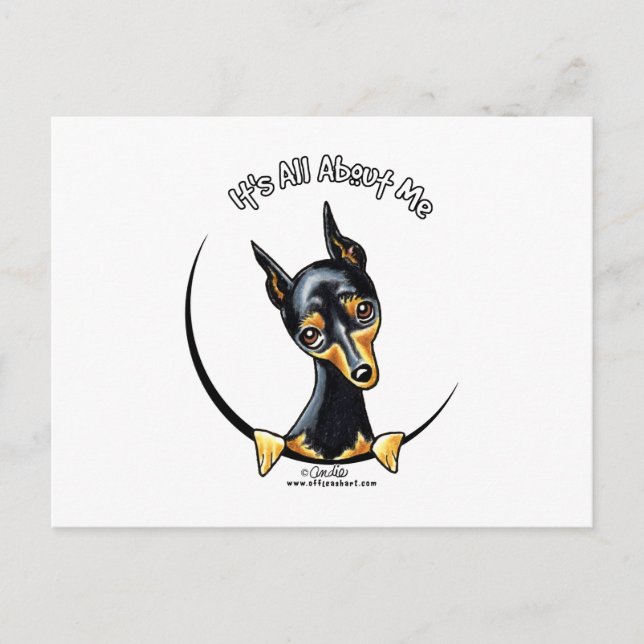 Miniature Pinscher IAAM Postcard (Front)