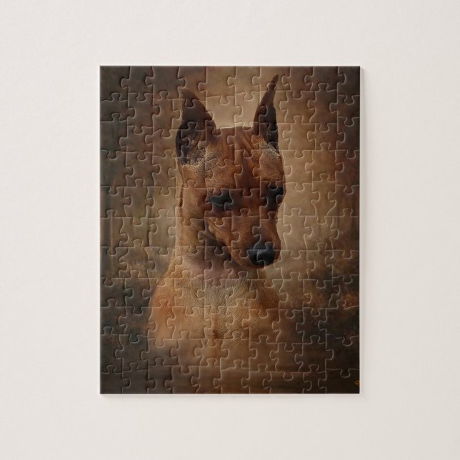 Miniature Pinscher Jigsaw Puzzle (Vertical)
