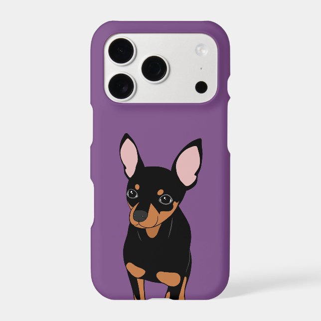 Miniature Pinscher Min Pin Apple iPhone 17 Case (Verso)