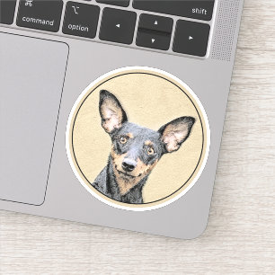Miniature Pinscher Painting Cute Original Dog Art