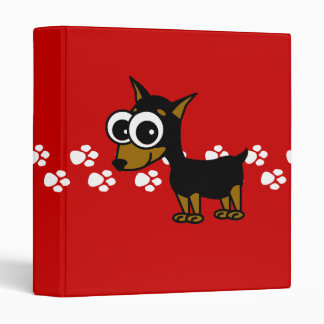 Miniature Pinscher School Binder
