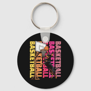 Miniature Pinscher Sketll Sports Dog Lover Keychain