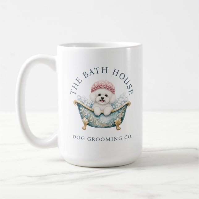 Miniature Poodle Dog Groomer Mug | Standard (Gauche)