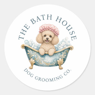 Miniature Poodle Dog Grooming Sticker Sheets 