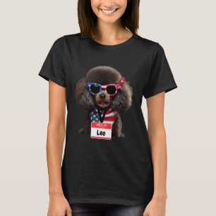 Miniature Poodle Dog Leo Men Women Kids Boys Girls T-Shirt