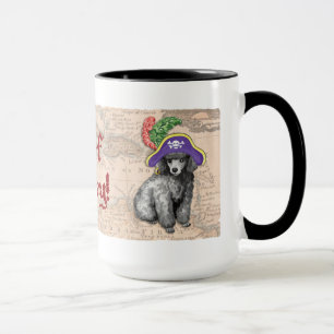 Miniature Poodle Pirate Mug