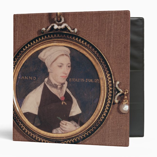 Miniature portrait of Jane Small Binder (Front/Inside)