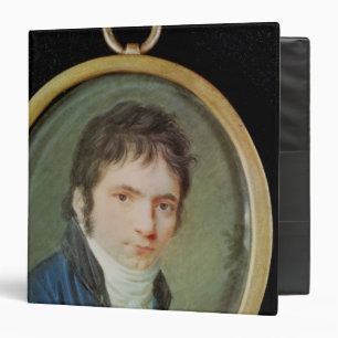 Miniature Portrait of Ludwig Van Beethoven , 1802 Binder