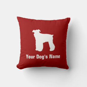 Miniature Schnauzer ミニチュア・シュナウザー Throw Pillow