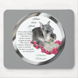 Miniature Schnauzer Art Gifts Mouse Pad