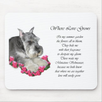 Miniature Schnauzer Art Gifts Mouse Pad