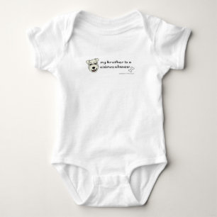miniature schnauzer baby bodysuit