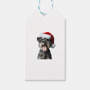 Miniature Schnauzer Christmas Gift Tags