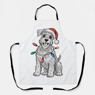 Miniature Schnauzer Christmas Xmas Dog Lover Gift Apron