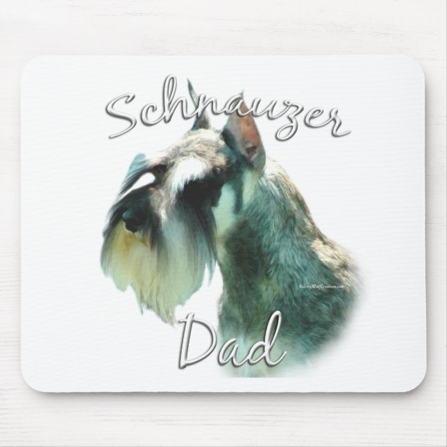 Miniature Schnauzer Dad 2 Mouse Pad (Front)