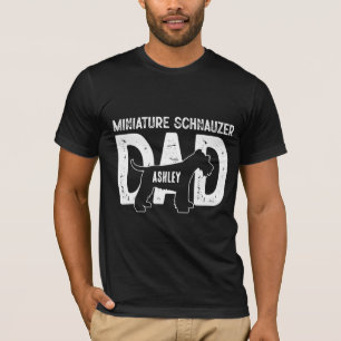 Miniature Schnauzer Dog Dad Puppy Dad T-Shirt