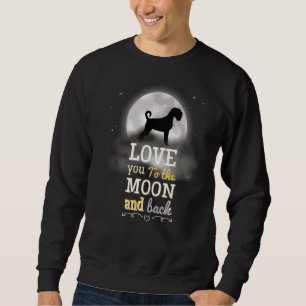 Miniature Schnauzer Dog Love To The Moon Sweatshirt