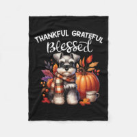 Miniature Schnauzer Dog Pumpkin Spice Happy Fall Y