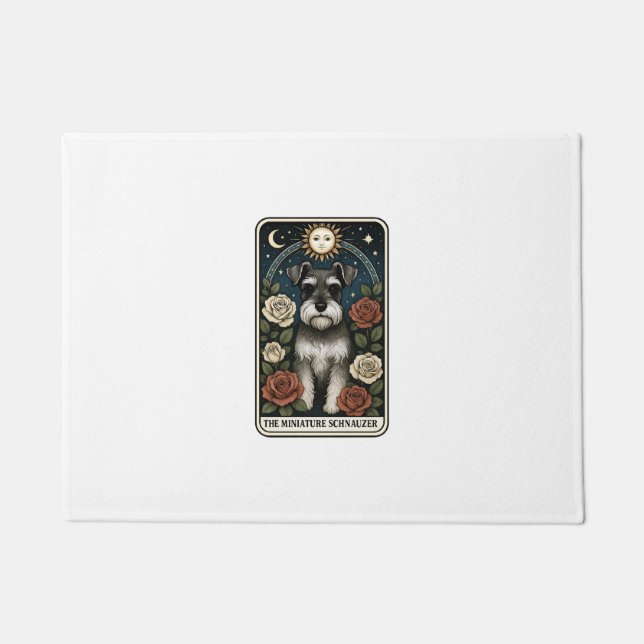Miniature Schnauzer Doormat (Front)