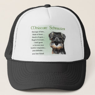 Miniature Schnauzer Gifts Trucker Hat