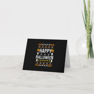 Miniature Schnauzer Halloween Lazy Ugly Costume Thank You Card