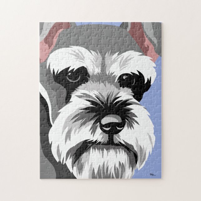 Miniature Schnauzer Jigsaw Puzzles (Vertical)