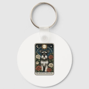 Miniature Schnauzer Keychain