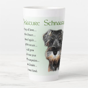 Miniature Schnauzer Latte Mug