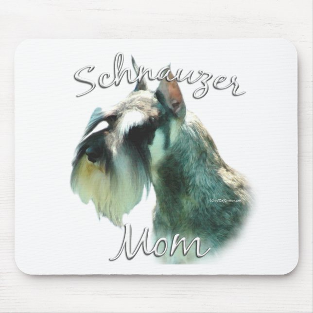 Miniature Schnauzer Mom 2 Mouse Pad (Front)