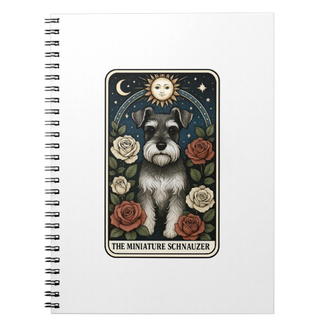 Miniature Schnauzer Notebook (Front)