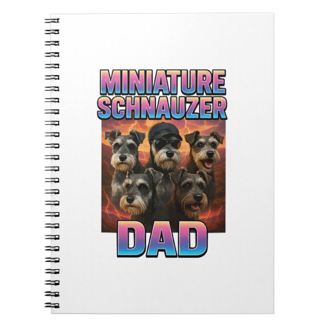 Miniature Schnauzer Notebook (Front)
