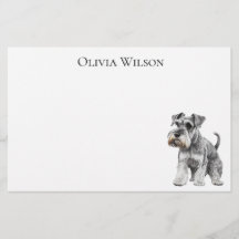 Miniature Schnauzer on custom stationary | 