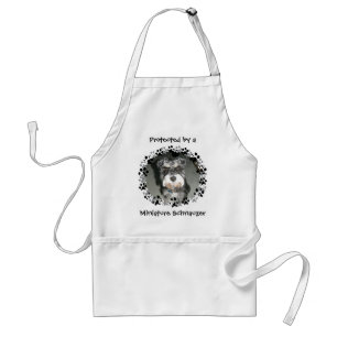 Miniature Schnauzer Photo Standard Apron