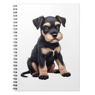 Miniature Schnauzer Puppy  (3) Notebook