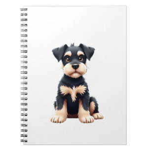 Miniature Schnauzer Puppy  (4) Notebook