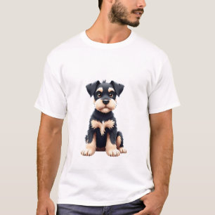 Miniature Schnauzer Puppy  (4) T-Shirt