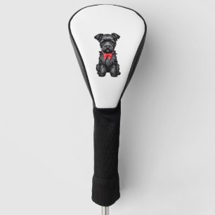 Miniature Schnauzer puppy  Golf Head Cover