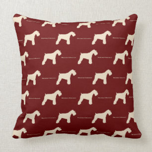 Miniature Schnauzer RD Throw Pillow