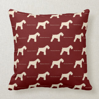 Miniature Schnauzer RD Throw Pillow