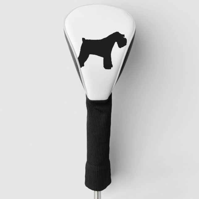 Miniature_Schnauzer silo Golf Head Cover (Front)