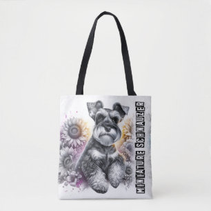 Miniature Schnauzer Tote Bag