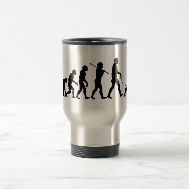 Miniature Schnauzer Travel Mug (Center)