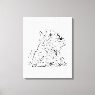Miniature Schnauzer Wall Art – Minimalist